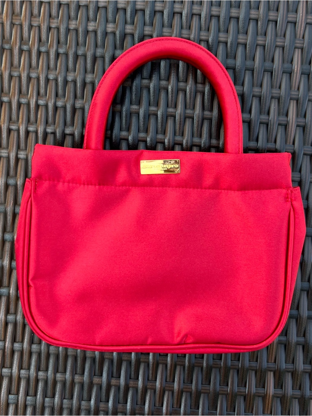 Vintage Emanuel Ungaro satin tote